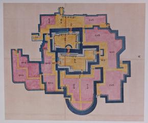 挙母城築絵図